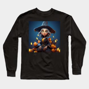 halloween witch Long Sleeve T-Shirt